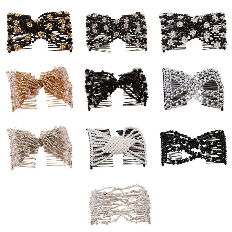 Женские украшения волшебные гребни для волос с Двойным Зажимом | Украшения и