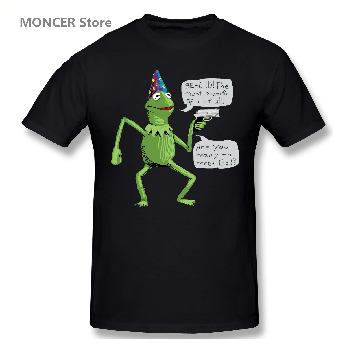 

Yer A Wizard Kermit T Shirt Men/WoMen T-shirt Short Sleeve Graphics Tshirt Brands Tee Tops