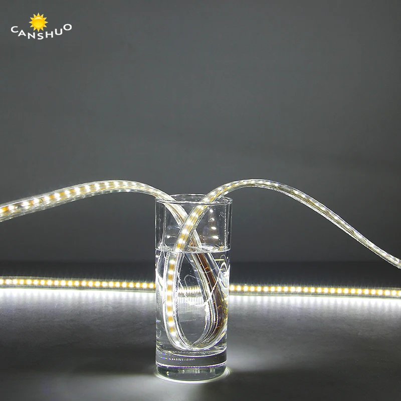 СВЕТОДИОДНАЯ лента SMD 3014 120 В переменного тока светодиодов/м IP67 водонепроницаемая