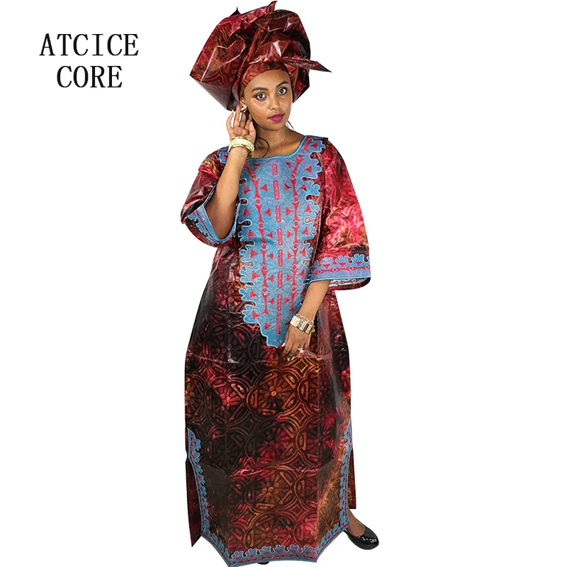 Африканские платья для женщин Африканский базин роскошный дизайн вышивка
