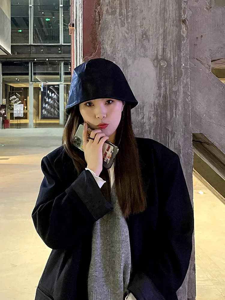 

2021 New Female Fisherman Hat Female Retro All-match Street Bucket Hat Japanese Couple Fashion Sunshade Basin Hat