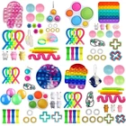 Бесплатная доставка, набор игрушек-антистресса, полный набор антистрессовых игрушек, игрушки антистресс с простыми ячейками для детей и взрослых, антистрессовые игрушки