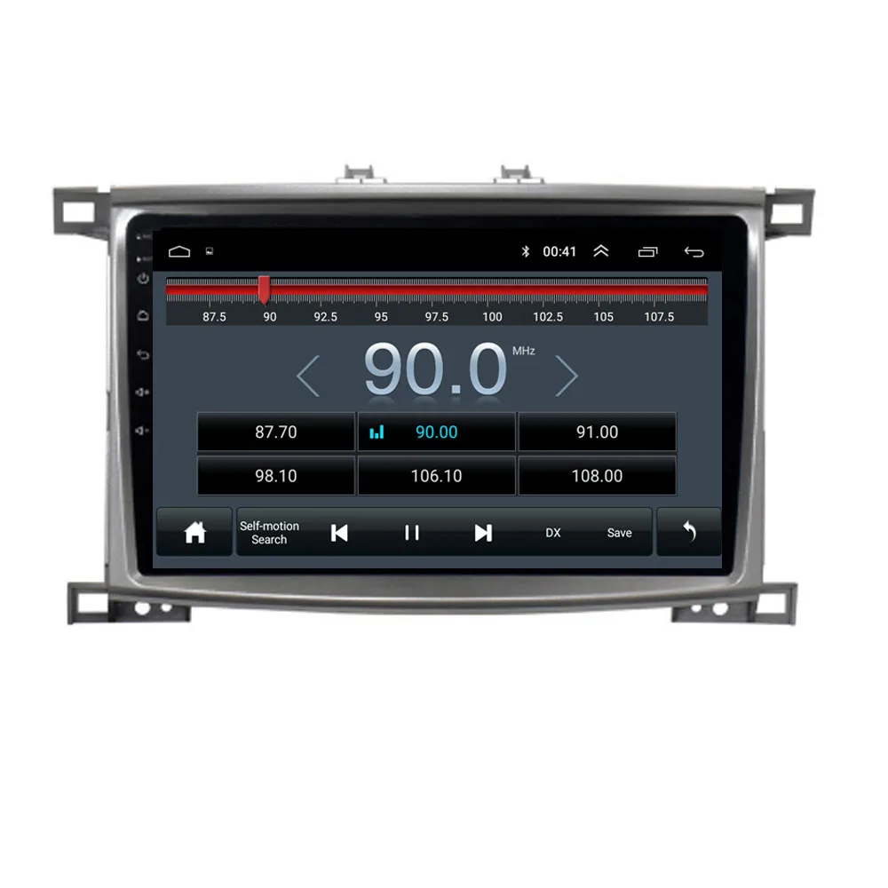 4G LTE Android 10 1/9/8.1 для Toyota Land cruiser 100 LC мультимедийный стерео автомобильный DVD-плеер