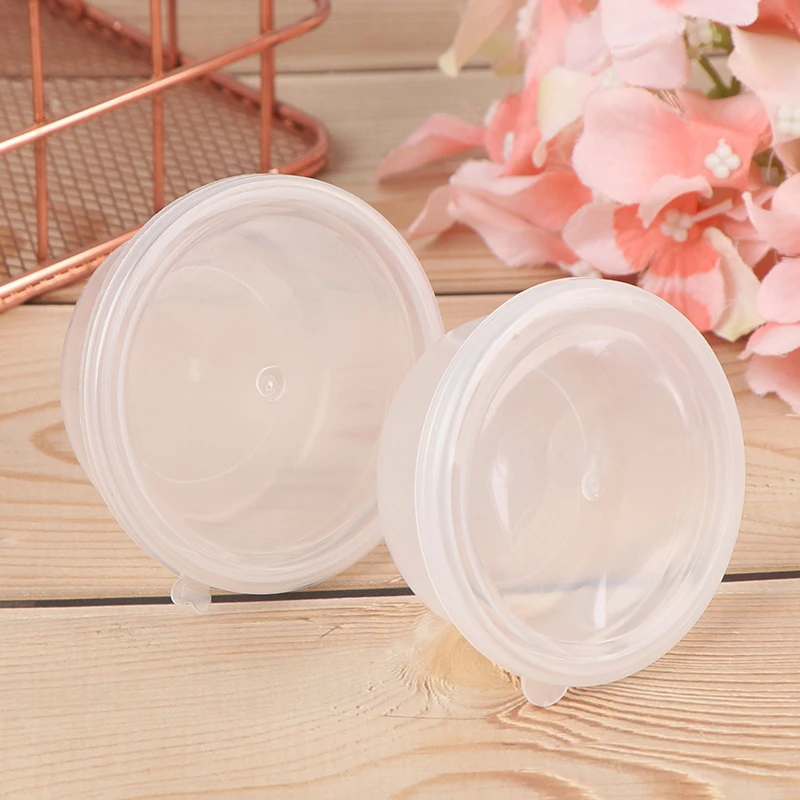 15g/20g 10PCS Slime Box Plastic Transparent Slime Containers Storage Organizer Box With Lids For Fluffy Clear Slime Mud