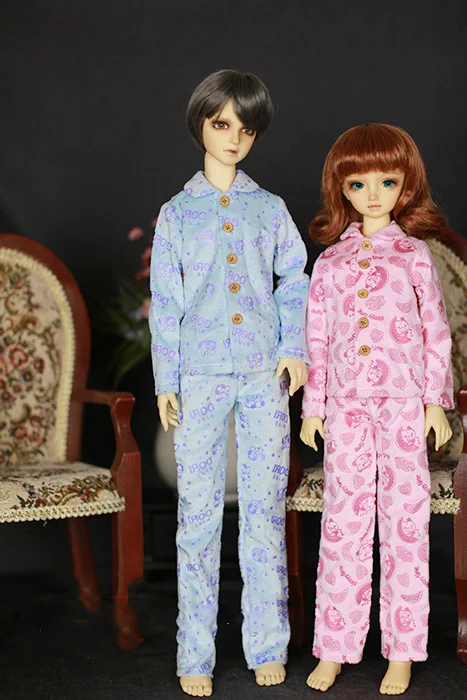 1/6 1/4 1/3 BJD одежда Топ рубашка + штаны пижамный комплект для BJD/SD YOSD MSD SD13 SSDF ID72 HID