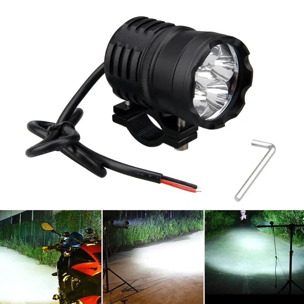 1/2 шт. Мотоцикл головной светильник s Светодиодный точечный вспомогательный