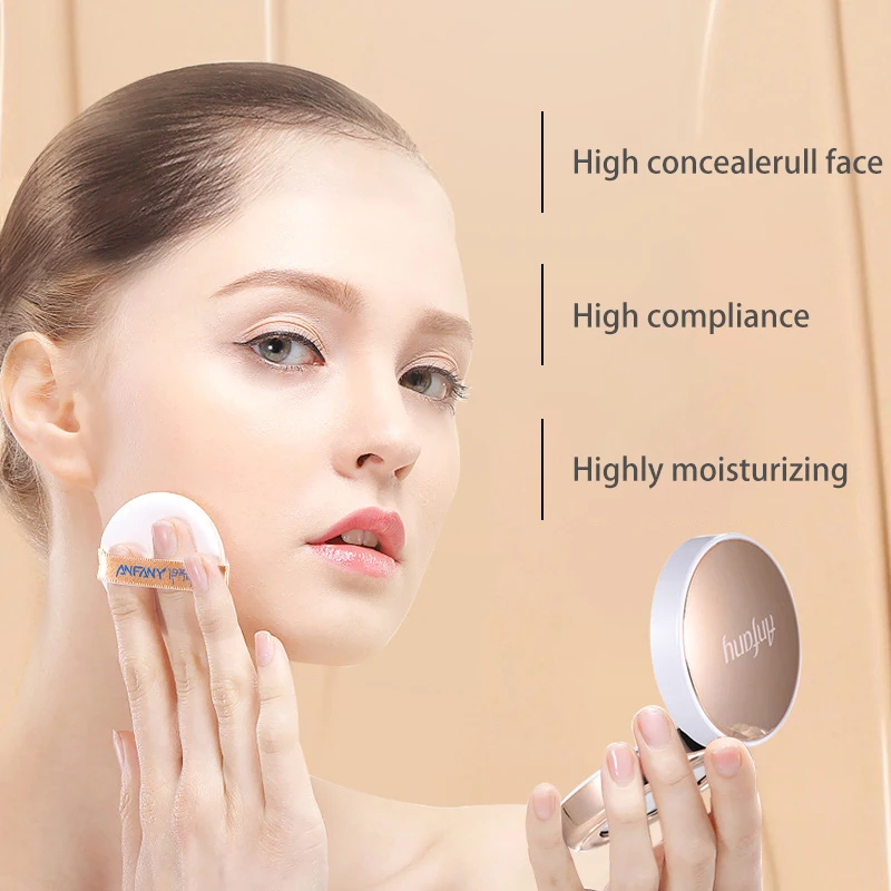 

Крем CC с воздушной подушкой, натуральная УВЛАЖНЯЮЩАЯ основа для макияжа, корректор, косметика, водостойкая осветляющая основа для лица