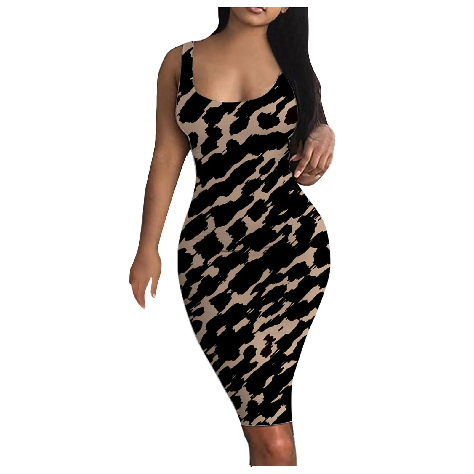 

40# Vintage Floral Tank Dress Sleeveless Party Mini Dress Vintage Club Strap Dresses For Women 2021 Elegant Low Cut Dress Women
