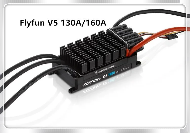 Контроллер скорости Hobbywing FlyFun 130A/160A HV OPTO V5 6 14S Lipo бесщеточный ESC No BEC с DEO для