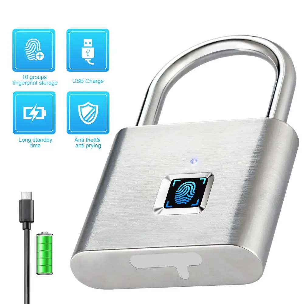 Умный Замок для дверей без ключа с зарядкой от USB|Смарт-гаджеты| |
