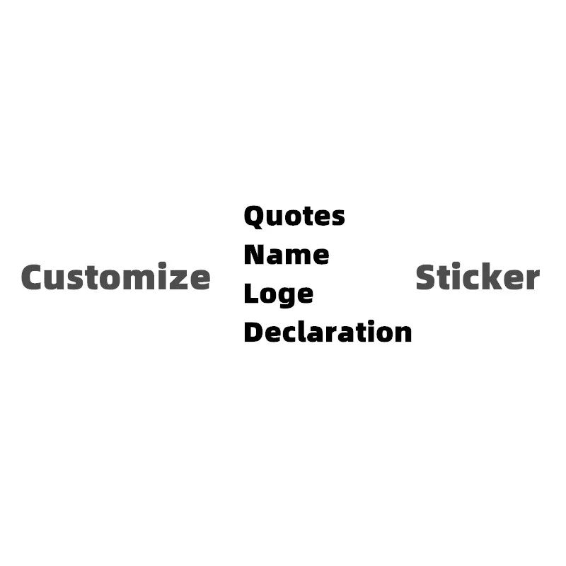 Настраиваемые кавычки водонепроницаемые неядовитые воздушные простые Стильные