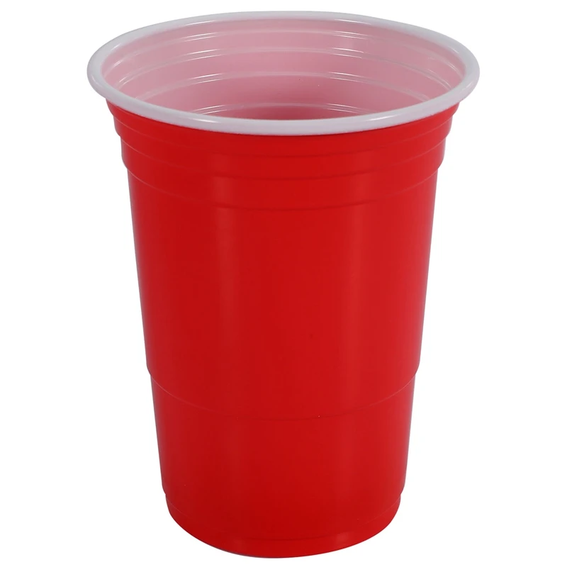 

AAAK -50 шт./компл. 450 мл Красная одноразовая пластиковая чашка для вечерние НКИ, кружка для бара, ресторана, товары для дома