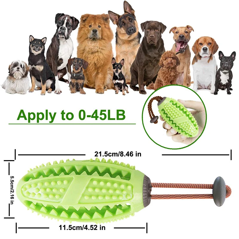 Зубная щетка для собак жевательная игрушка чистящие зубы многофункциональная