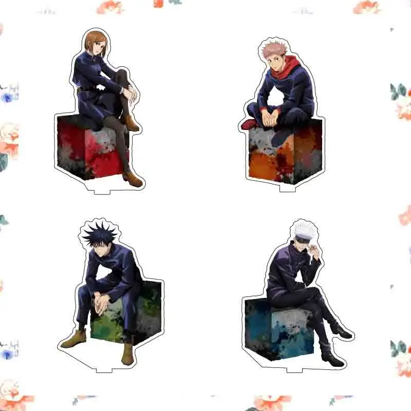 

2020 Japan Anime Jujutsu Kaisen Acrylic Figure Stand Model Plate Desk Decor Cosplay Xmas Keychain Fans Best Gift Standing Sign