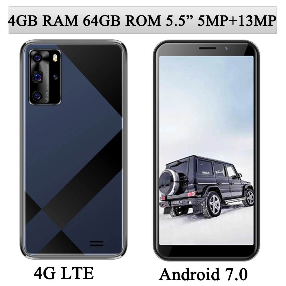 

Разблокированные мобильные телефоны 4G LTE, 13 МП, 9A Pro, Android 7,0, 5,5 дюйма, фронтальная/задняя камера, глобальная версия смартфонов с функцией расп...