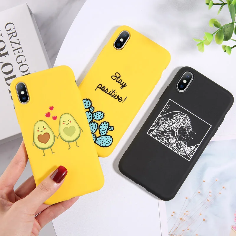 Чехлы для iPhone X XS XR Xs Max 5 5s SE 6 6s 7 8 Plus из мягкого ТПУ силикона с животным