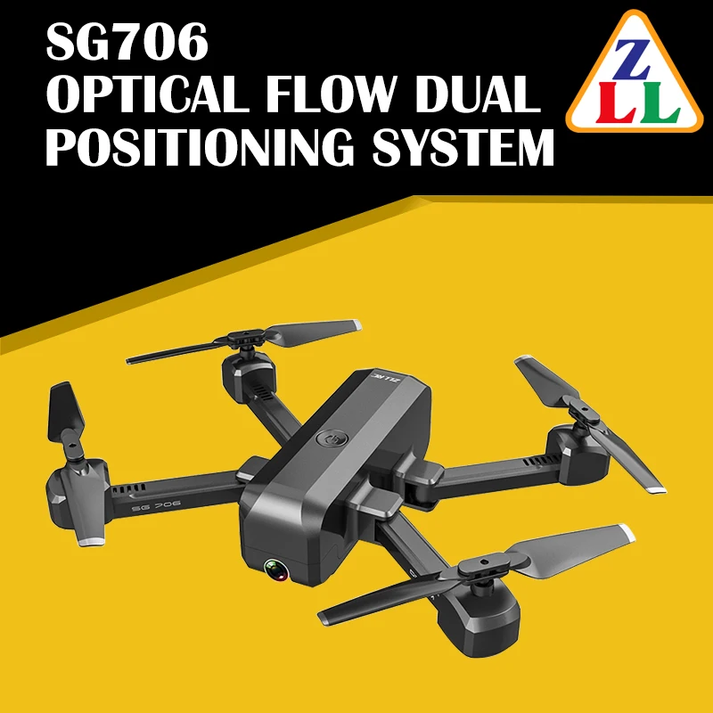 Горячая SG706 1080P HD Двойная камера Wi-Fi FPV селфи складной Дрон сохраняющий высоту