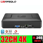 Видеорегистратор системы видеонаблюдения H.265 Max, устройство для обнаружения лиц, 9101632CH, 4K5MP, с датчиком движения, ONVIF, P2P