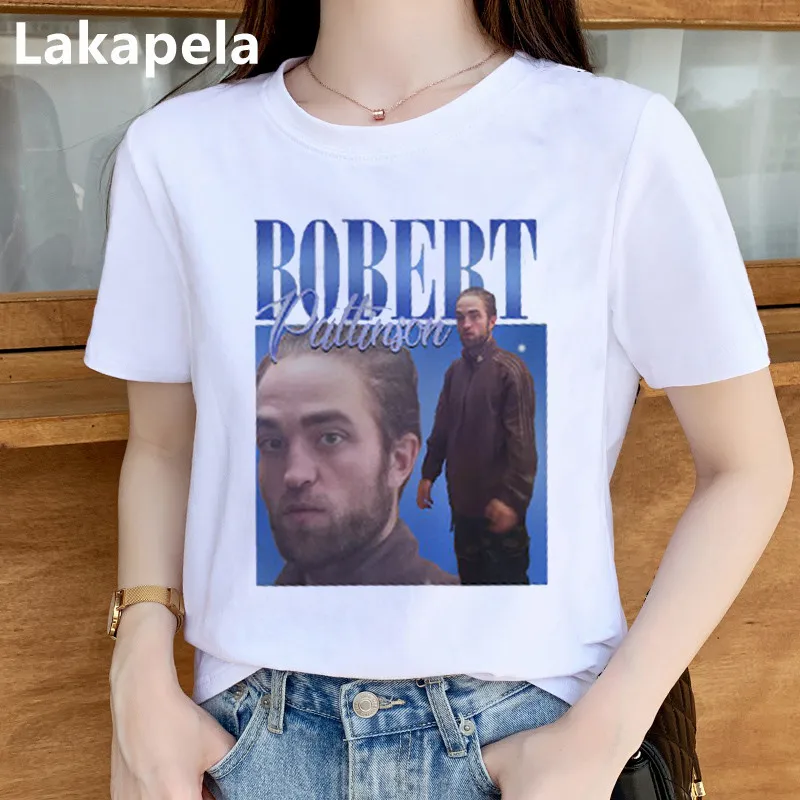 Женская футболка с коротким рукавом круглым вырезом и принтом | одежда