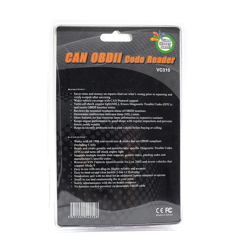 

VC310 OBD2 OBDII EOBD CAN