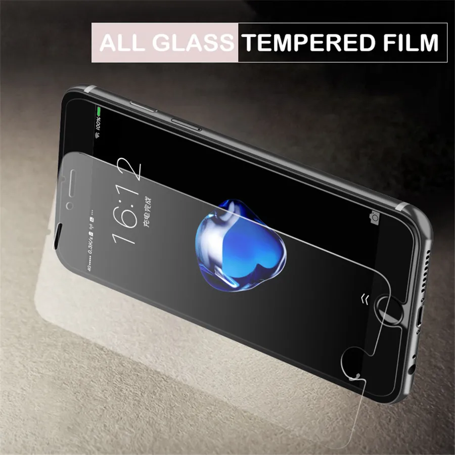 2.5D Защитное стекло для iPhone 7 8 6s Plus X XS Max XR Защитная пленка для экрана 4 5S защитное закаленное стекло для 7 8 6s Plus стекло