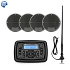 Водонепроницаемый Морской Стерео Bluetooth Радио Аудио FM AM приемник Автомобильный MP3-плеер + 3 