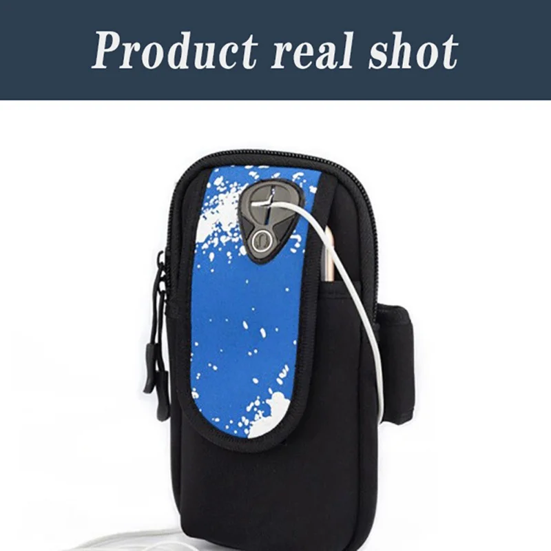 

Sports Running Armband Bag Waterproof Outdoor Gym Arm Band Case Cover 6.5 Inch Mobile Phone Arm Bag