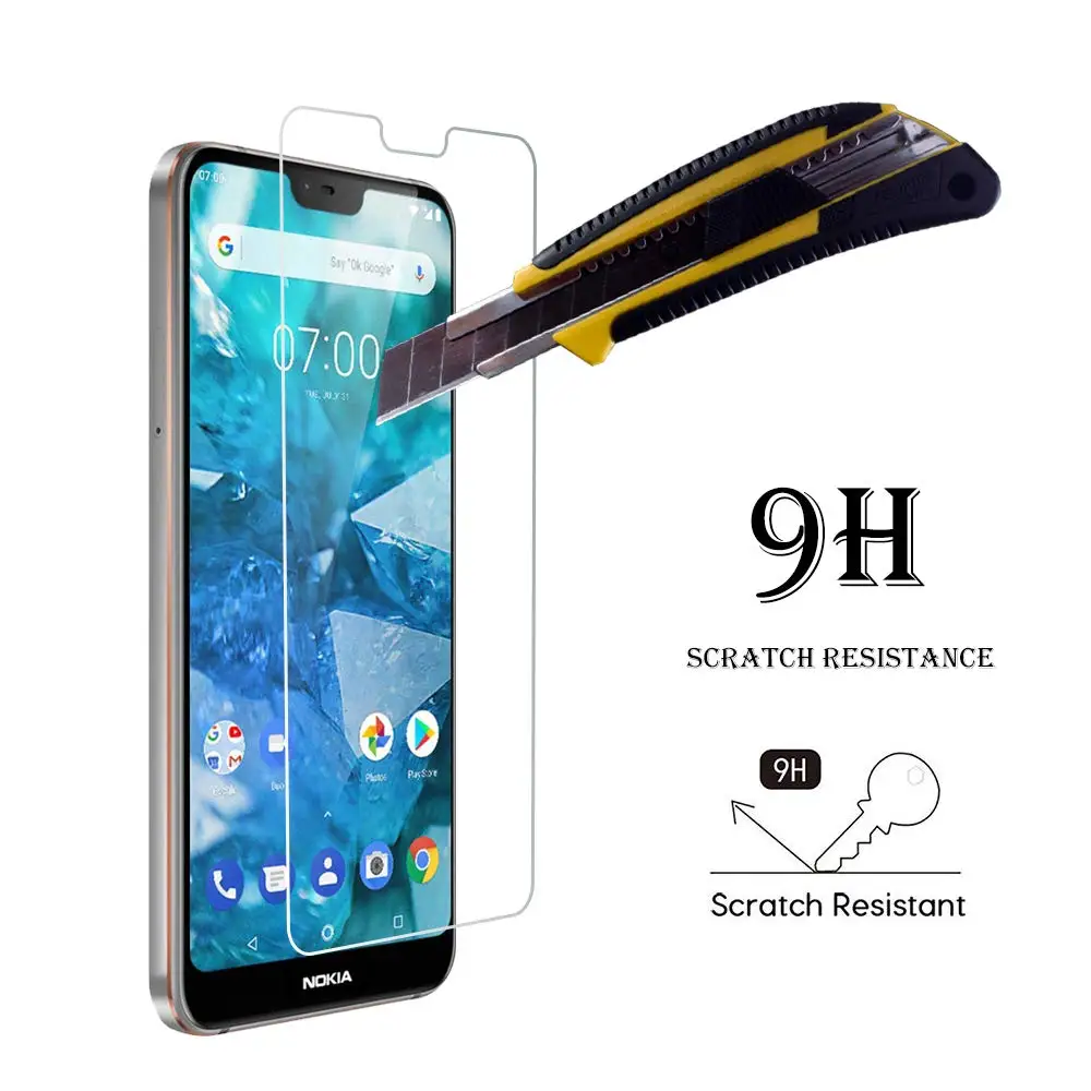 Закаленное стекло 9H HD для Nokia 3 5 6 7 8 Защита экрана plus защитная пленка 1 Plus 2 4