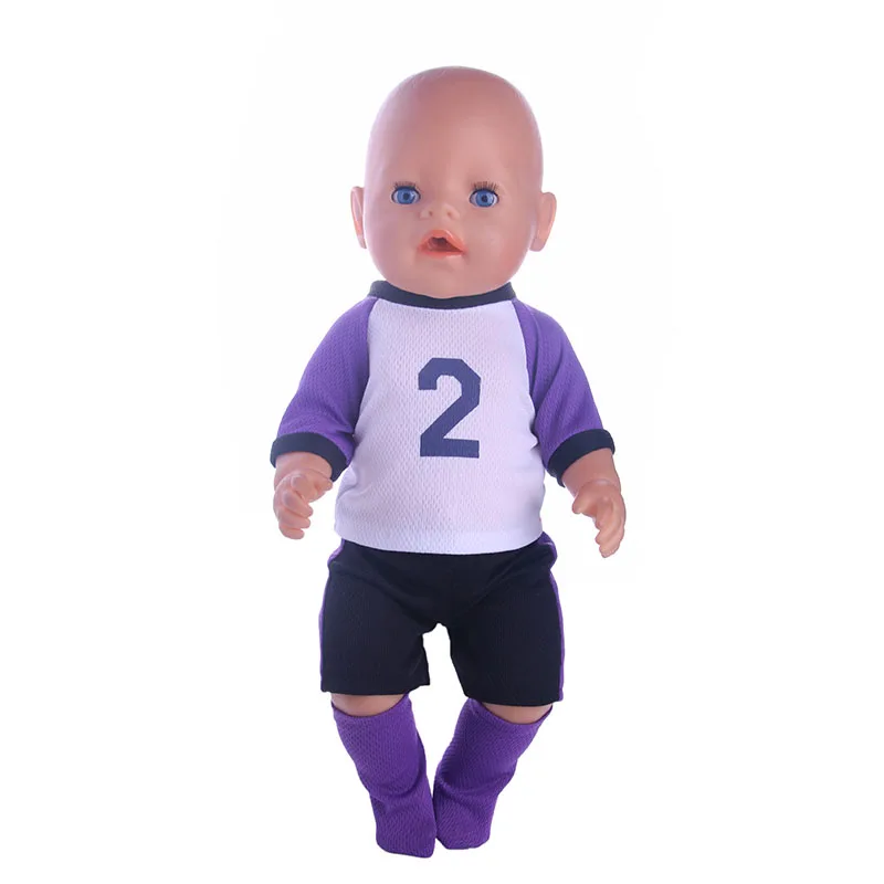 

Doll Clothes Football Soccer Sneakers Shoes For 18 Inch American&43CM Reborn Baby New Born Doll ,Girl's Russia Doll Gifts Toy