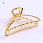 Женские Геометрические металлические заколки для волос, заколки для волос в форме золотой полумесяца, заколки, Элегантные Заколки для волос, аксессуары для волос