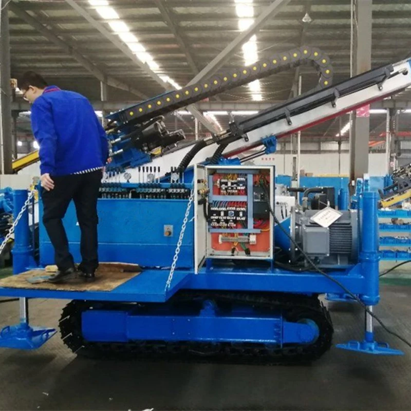 Глубокий гусеничный сердечник бурения скважин 130-170 м глубина установленный