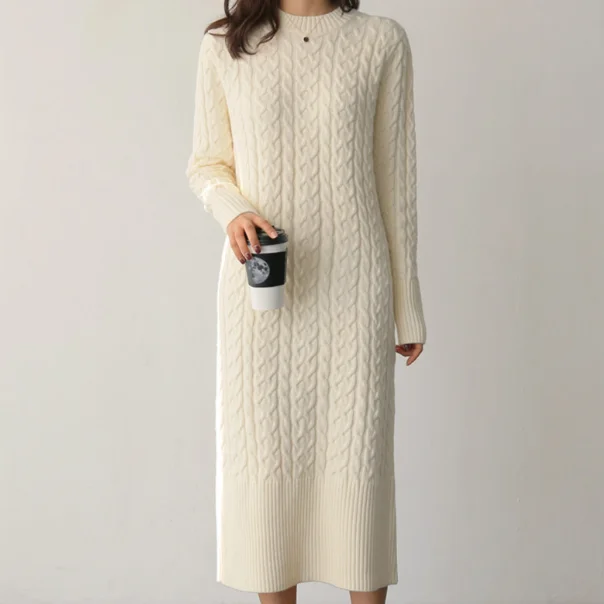 Новинка 2020 осенне-зимние женские платья прямые вязанные модные элегантные