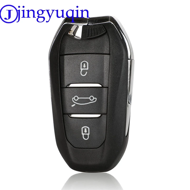 Jingyuqin 3 кнопки DS умный ключ для Peugeot 208 308 508 3008 5008 Citroen C4 с аварийным ключом HU83|Футляр