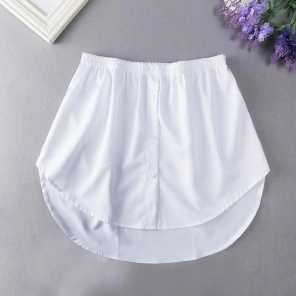 

Women Skirt Splitting Adjustable Spring Autumn Irregular Pure Color Underskirt for Daily Wear