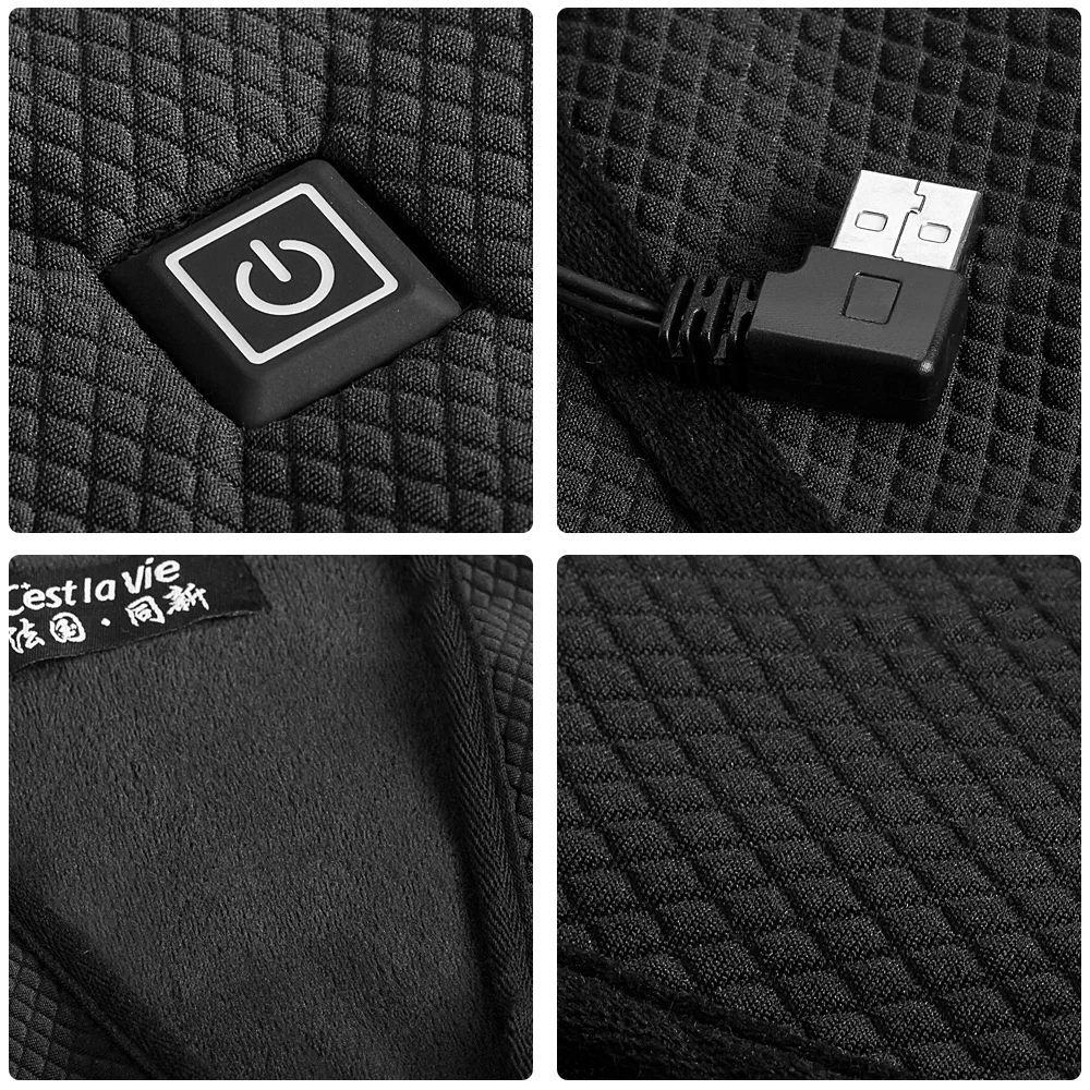 Новый USB жилет с подогревом Зимний Лыжный Теплый Открытый походный обогреватель