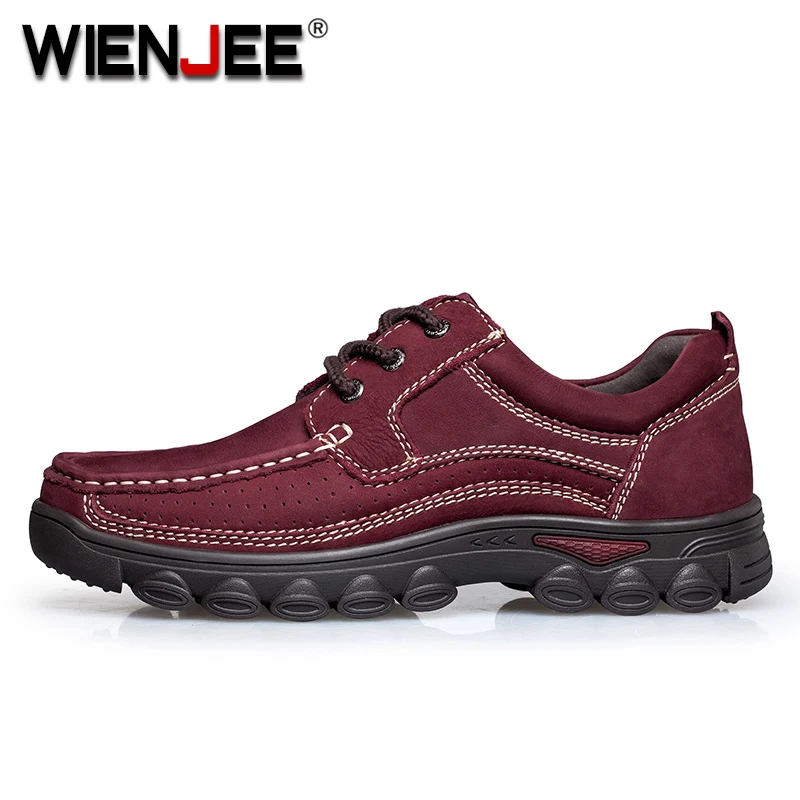 

High Quality Top Layer Cowhide Men Shoes Comfortable 2019 Fashion Men Casual Shoes Non-slip Men Sneakers