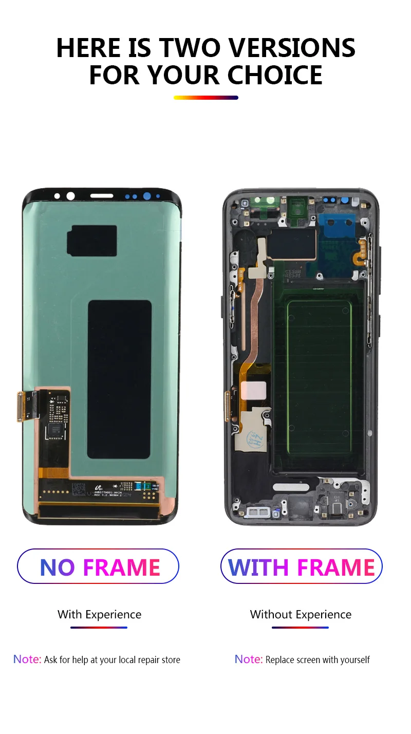 AMOLED после рынка ЖК-дисплей с рамкой для SAMSUNG Galaxy S7 edge lcd кодирующий преобразователь сенсорного экрана в сборе G935 G935F