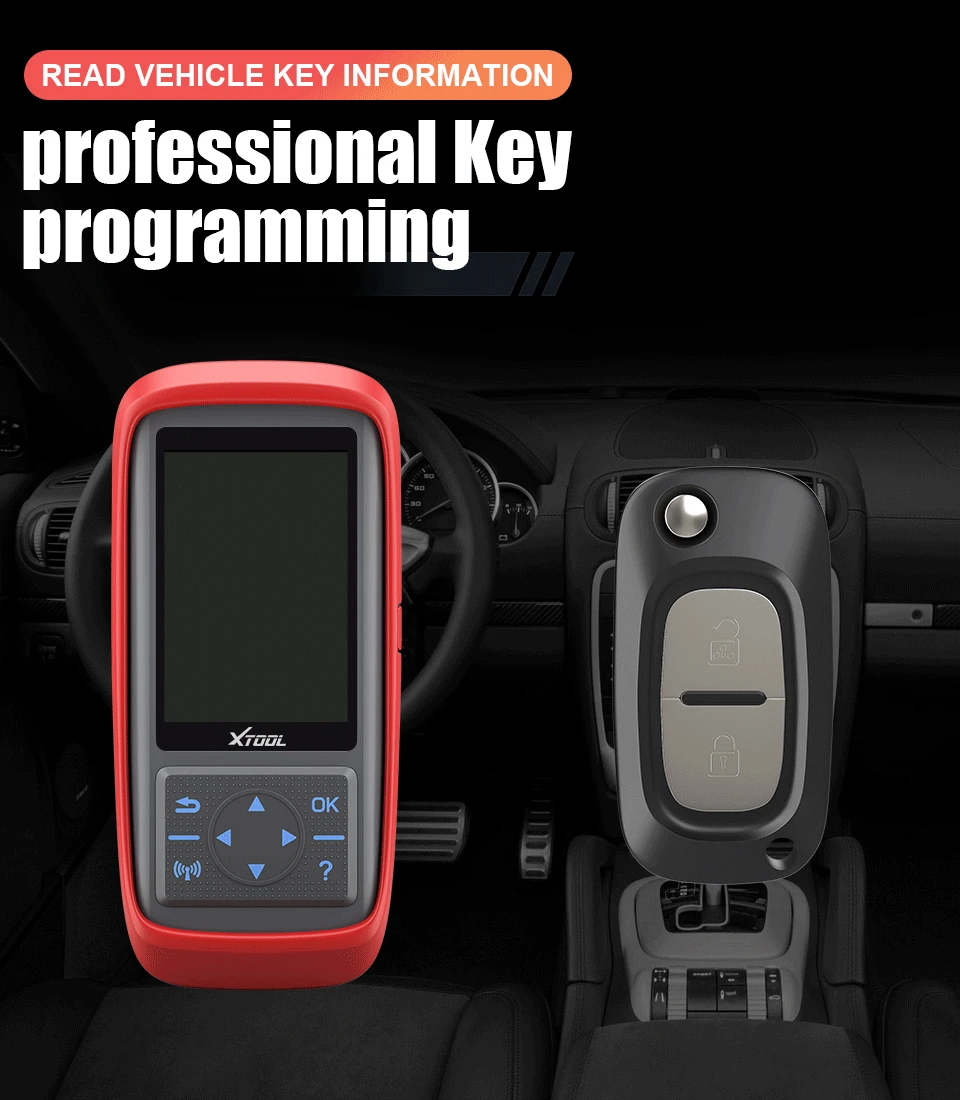Автомобильный программатор ключей X100 Pro2 с адаптером EEPROM поддержка настройки