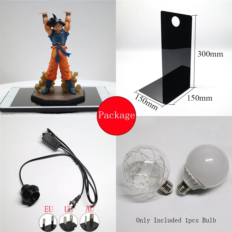 

2021 Lamp Goku Strength Bombs Luminaria Anime Table Lamp Decorative Lights Baby Children LED Night Light for Bedroom