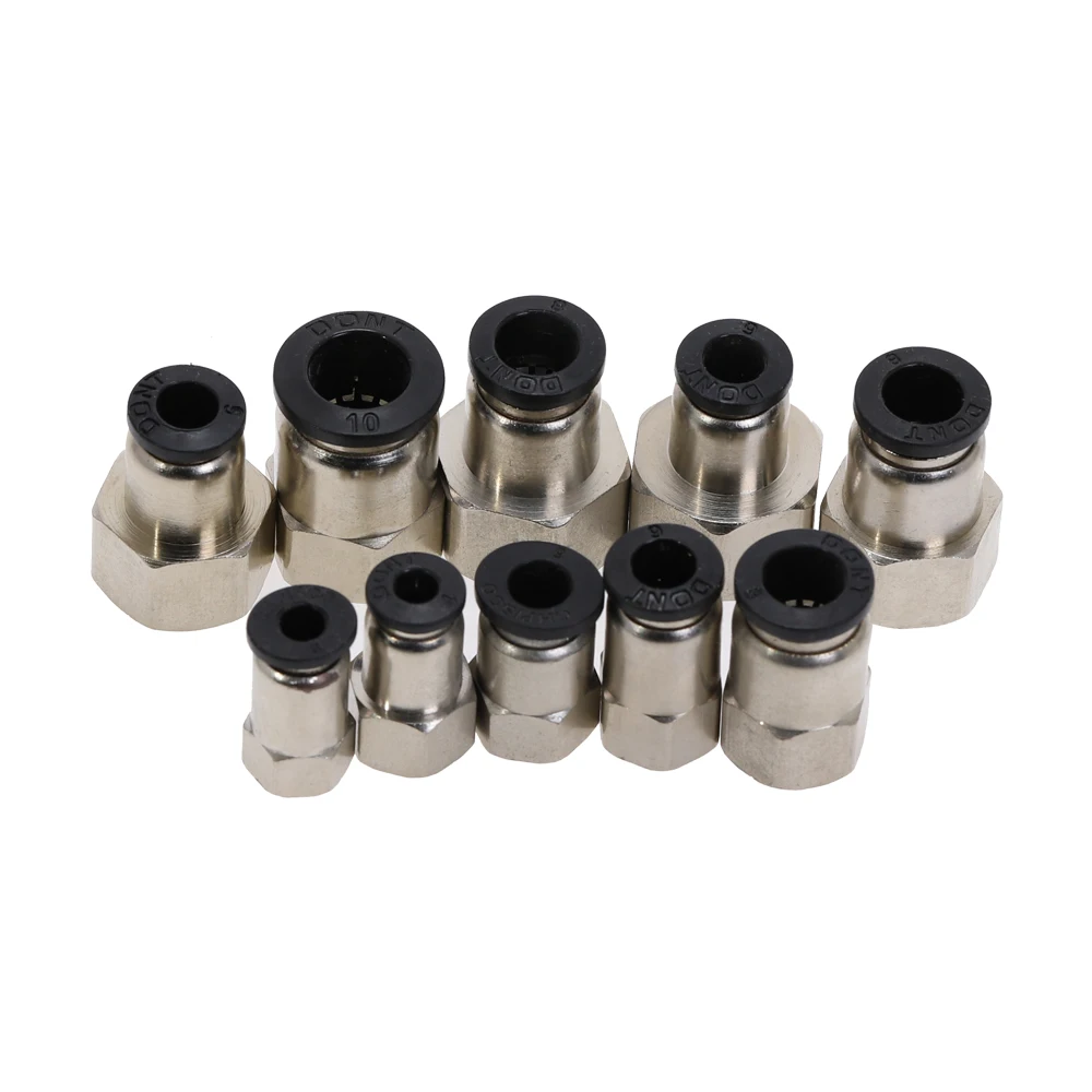 Фитинг для воздушных труб 6 мм 12 шланг Труба 1/8 &quot3/8&quot 1/2 &quotBSP 1/4&quot Женский