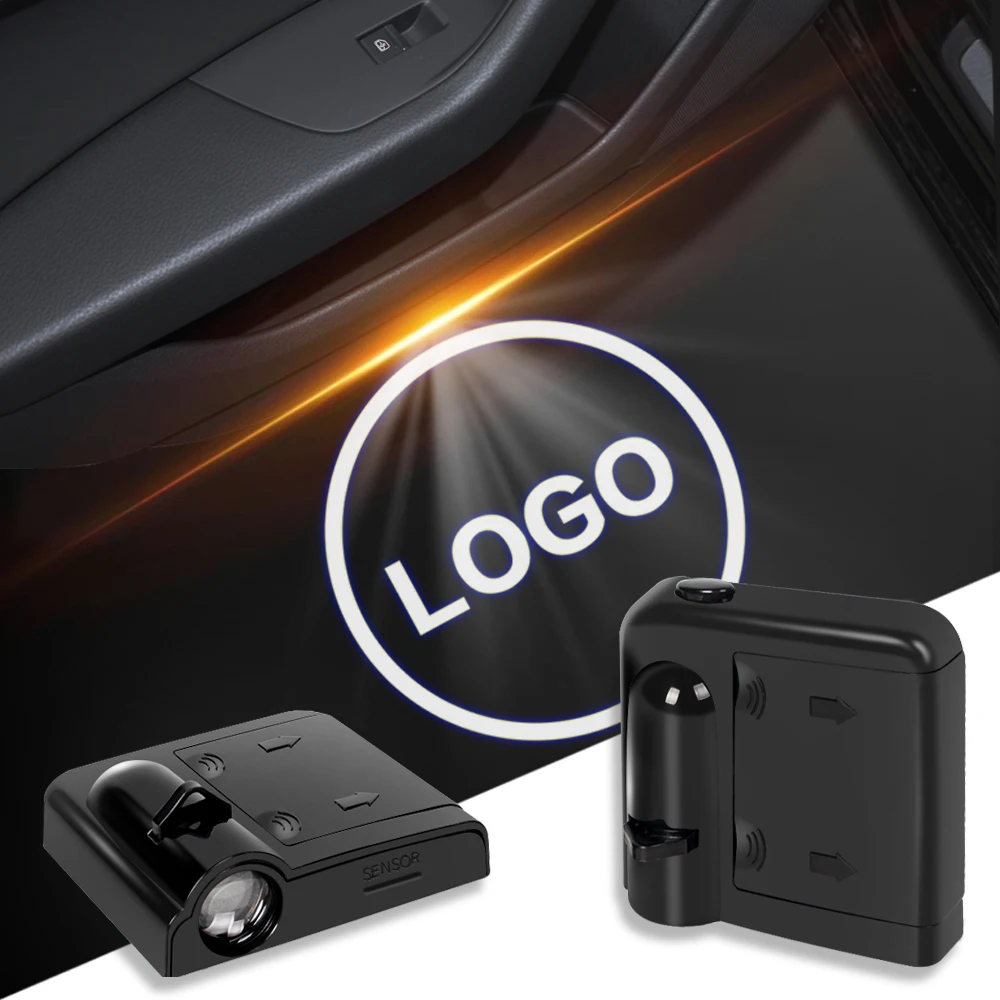 2 шт. защитные светодиодные лампы для дверей автомобиля Mercedes BMW Citroen Chevrolet Hyundai Seat