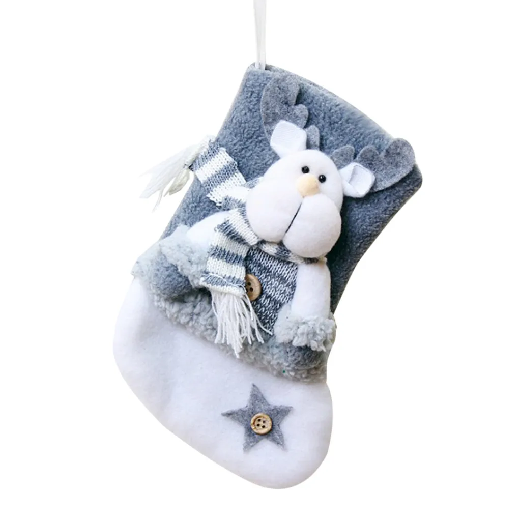 Рождественские елочные украшения рождественские чулки подарочный пакет