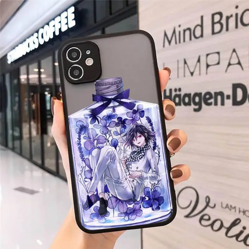 

cartoon anime Demon Slayer Phone Case Matte Transparent for iPhone 7 8 11 12 s mini pro X XS XR MAX Plus cover funda