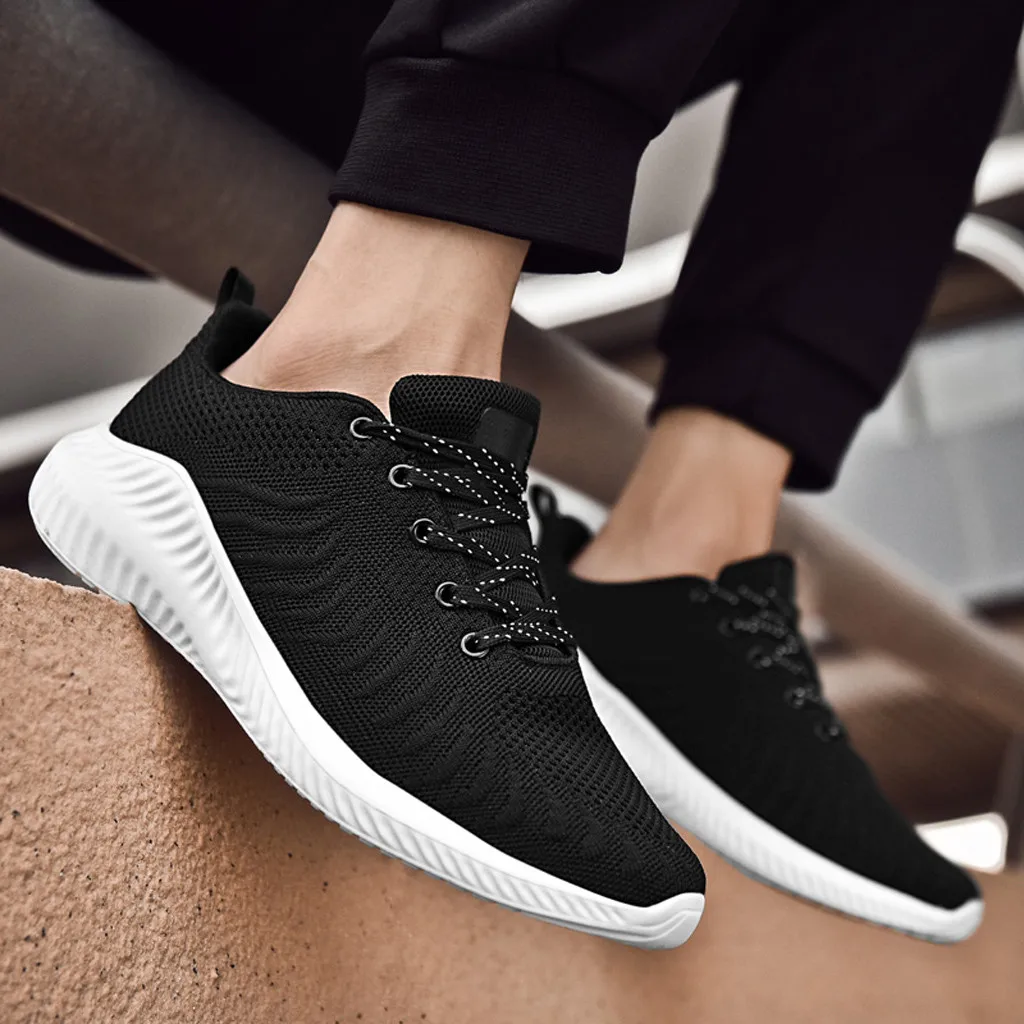 

Flying Weave Mesh Shoes Men Sneakers Summer Socks Sports Shoes Baskets Trainers Breathable Outdoor Casual Running Shoes
