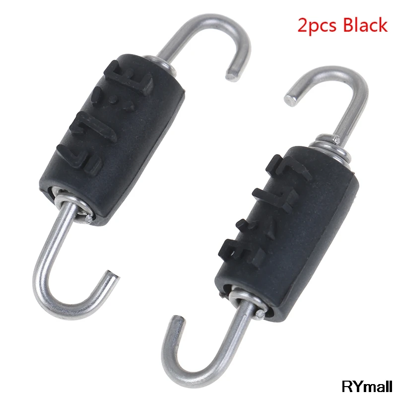 

New hot sale 2PCS Universal Motorcycle Stainless Steel Spring Hooks Hooking Engine Accessories