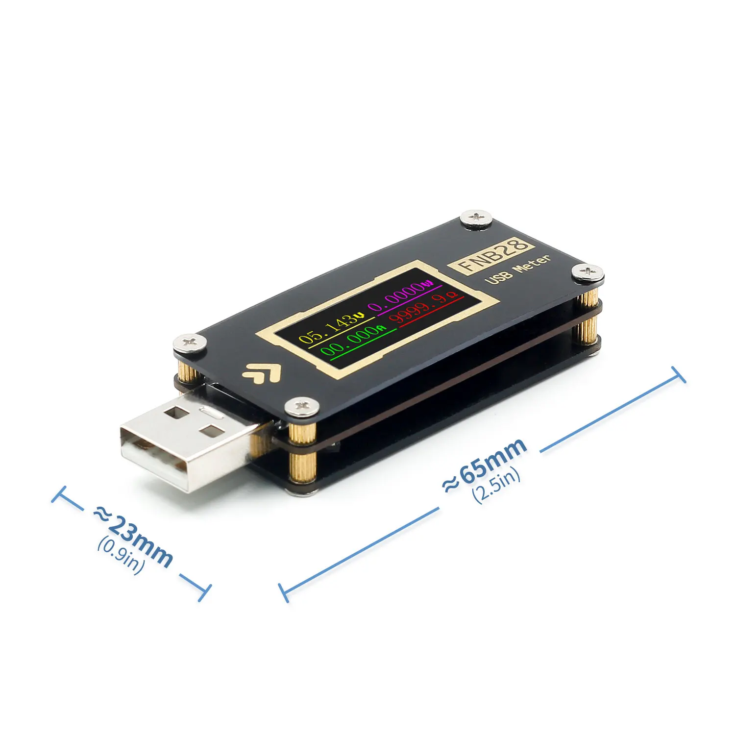 Измеритель тока и напряжения FNB28 USB тестовый er QC2.0/QC3.0/FCP/SCP/AFC протокол быстрой