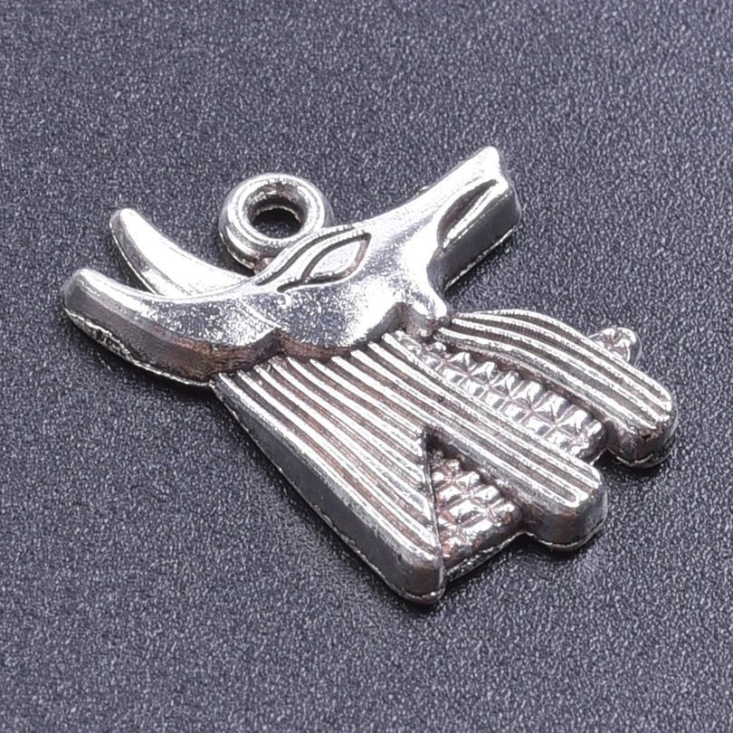 

20pcs Ancient Egypt Anubis Charm Pendants For Women Men Accessories DIY Jewelry Making Supplies Bulk Findings Handmade Earrings