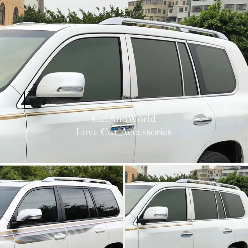 Крышка столба из нержавеющей стали для Toyota Land Cruiser 2008 2021 декоративные