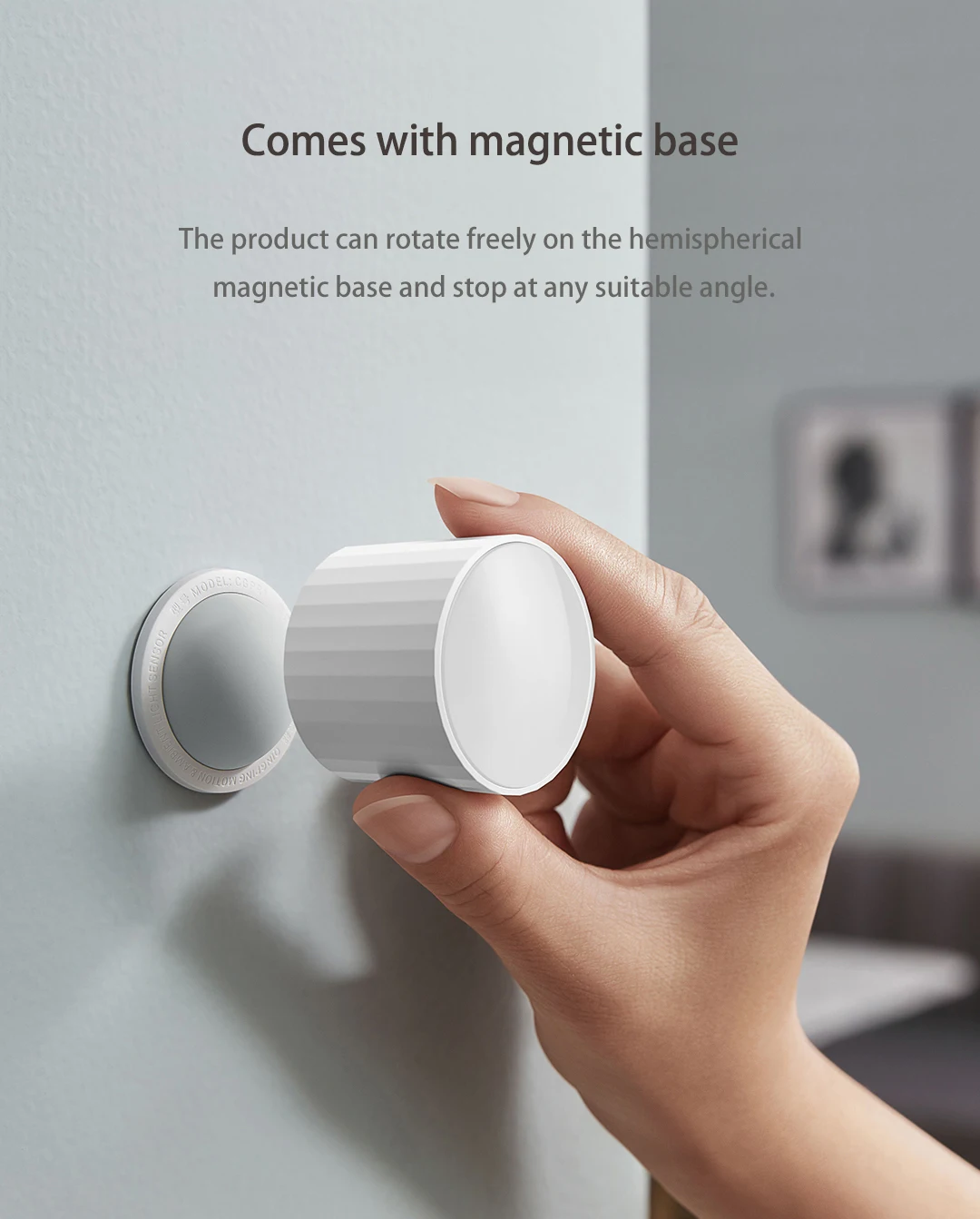 Qingping Human Body / Pet Sensor Smart Body Movement Motion & Light SensorMagnetic Split Base Work WIth MiHome App
