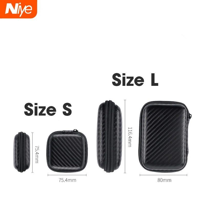 Переносной наушники сумки мини для хранения Водонепроницаемый Наушники